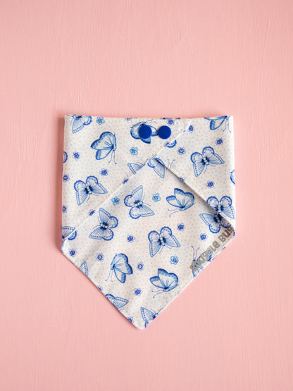 Butterfly Breeze Plaid Snap Bandana