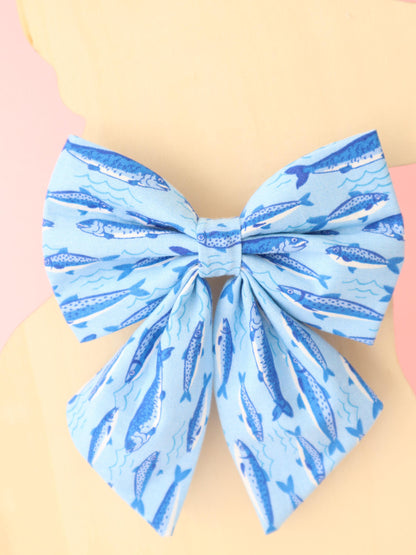 Swim Squad Pet Sailor Bow